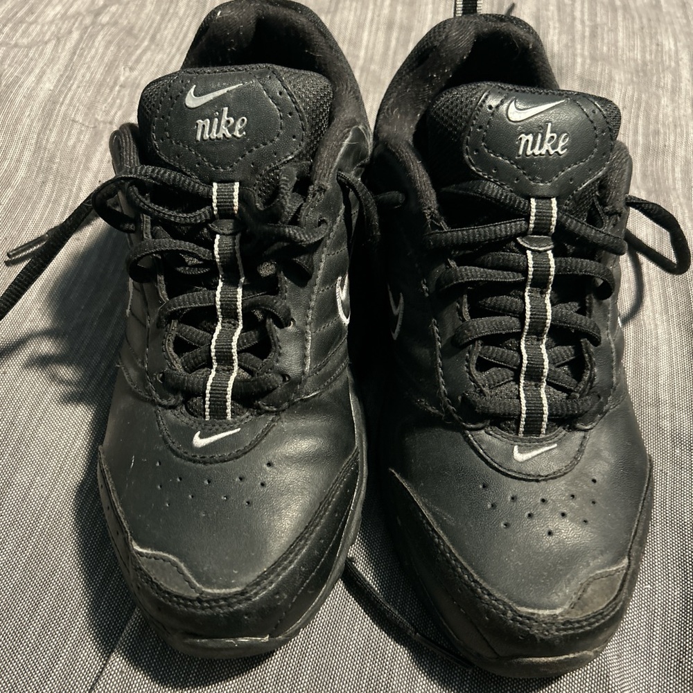 Nike Kids Black Sneakers with White Accents